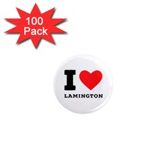 I Love Lamington 1  Mini Magnets (100 Pack)  by ilovewhateva