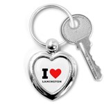 I love lamington Key Chain (Heart) Front