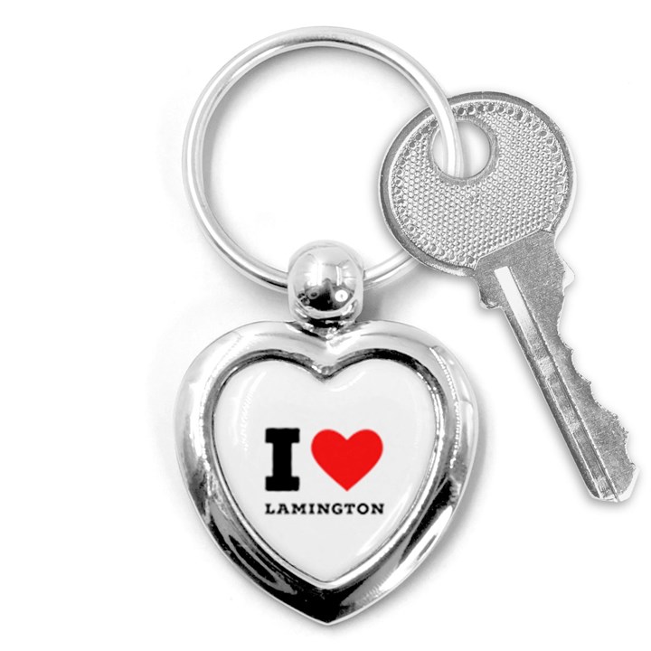 I love lamington Key Chain (Heart)