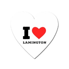 I Love Lamington Heart Magnet by ilovewhateva