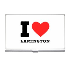 I Love Lamington Business Card Holder by ilovewhateva