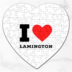 I Love Lamington Jigsaw Puzzle (heart) by ilovewhateva