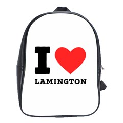 I Love Lamington School Bag (large) by ilovewhateva