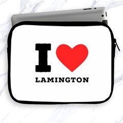 I Love Lamington Apple Ipad 2/3/4 Zipper Cases by ilovewhateva