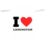 I love lamington Lightweight Drawstring Pouch (XL) Front