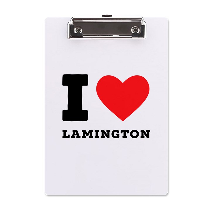 I love lamington A5 Acrylic Clipboard