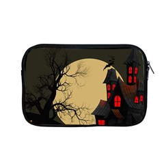 Halloween Moon Haunted House Full Moon Dead Tree Apple Macbook Pro 13  Zipper Case by Ravend