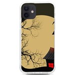 Halloween Moon Haunted House Full Moon Dead Tree iPhone 12/12 Pro TPU UV Print Case Front