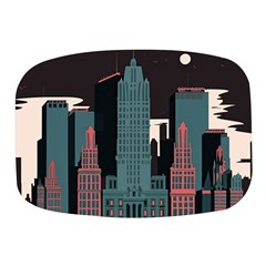 New York City Nyc Skyline Cityscape Mini Square Pill Box by Ravend