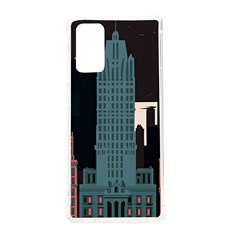 New York City Nyc Skyline Cityscape Samsung Galaxy Note 20 Tpu Uv Case by Ravend