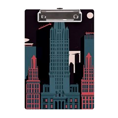 New York City Nyc Skyline Cityscape A5 Acrylic Clipboard