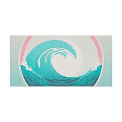 Tidal Wave Ocean Sea Tsunami Wave Minimalist Yoga Headband by Ravend