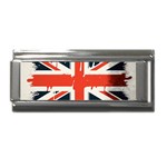 Union Jack England Uk United Kingdom London Superlink Italian Charm (9mm) Front