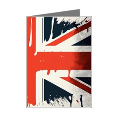 Union Jack England Uk United Kingdom London Mini Greeting Card