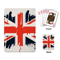 Union Jack England Uk United Kingdom London Playing Cards Single Design (rectangle) by Ravend