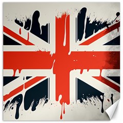 Union Jack England Uk United Kingdom London Canvas 16  X 16  by Ravend