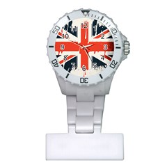 Union Jack England Uk United Kingdom London Plastic Nurses Watch