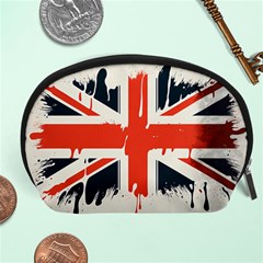 Union Jack England Uk United Kingdom London Accessory Pouch (large) by Ravend