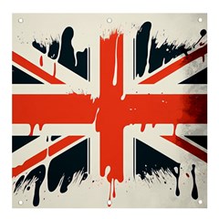 Union Jack England Uk United Kingdom London Banner And Sign 4  X 4  by Ravend