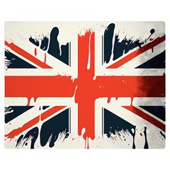 Union Jack England Uk United Kingdom London Premium Plush Fleece Blanket (Medium)