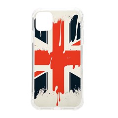 Union Jack England Uk United Kingdom London Iphone 11 Tpu Uv Print Case by Ravend