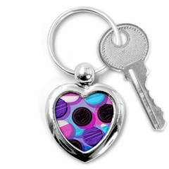 Cookies Chocolate Cookies Sweets Snacks Baked Goods Key Chain (heart) by Ravend