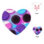 Cookies Chocolate Cookies Sweets Snacks Baked Goods Playing Cards Single Design (Heart) Front