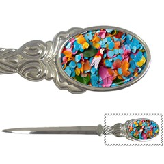 Confetti Tropical Ocean Themed Background Abstract Letter Opener by Ravend