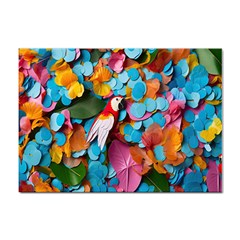 Confetti Tropical Ocean Themed Background Abstract Sticker A4 (10 Pack) by Ravend