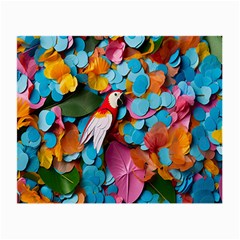 Confetti Tropical Ocean Themed Background Abstract Small Glasses Cloth by Ravend