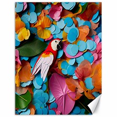 Confetti Tropical Ocean Themed Background Abstract Canvas 18  X 24  by Ravend