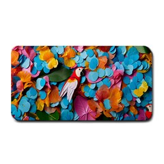 Confetti Tropical Ocean Themed Background Abstract Medium Bar Mat by Ravend