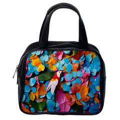 Confetti Tropical Ocean Themed Background Abstract Classic Handbag (one Side) by Ravend