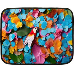 Confetti Tropical Ocean Themed Background Abstract Fleece Blanket (mini) by Ravend