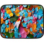 Confetti Tropical Ocean Themed Background Abstract Fleece Blanket (Mini) 35 x27  Blanket