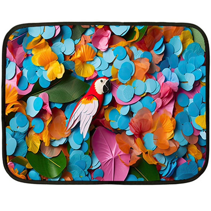 Confetti Tropical Ocean Themed Background Abstract Fleece Blanket (Mini)