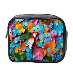 Confetti Tropical Ocean Themed Background Abstract Mini Toiletries Bag (two Sides) by Ravend