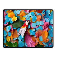 Confetti Tropical Ocean Themed Background Abstract Fleece Blanket (small) by Ravend