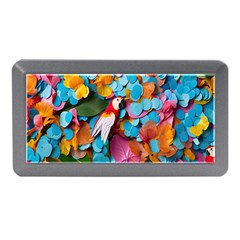 Confetti Tropical Ocean Themed Background Abstract Memory Card Reader (mini) by Ravend