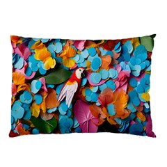 Confetti Tropical Ocean Themed Background Abstract Pillow Case (two Sides) by Ravend