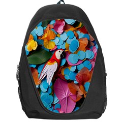 Confetti Tropical Ocean Themed Background Abstract Backpack Bag by Ravend