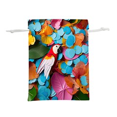 Confetti Tropical Ocean Themed Background Abstract Lightweight Drawstring Pouch (m) by Ravend