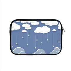 Clouds Rain Paper Raindrops Weather Sky Raining Apple Macbook Pro 15  Zipper Case by Ravend