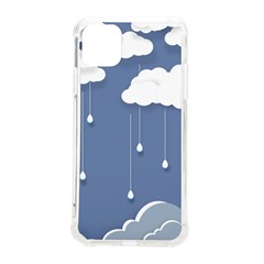 Clouds Rain Paper Raindrops Weather Sky Raining Iphone 11 Pro Max 6 5 Inch Tpu Uv Print Case by Ravend