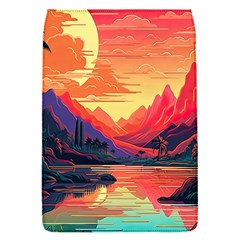 Tropical Landscape Island Background Wallpaper Removable Flap Cover (s) by Ravend