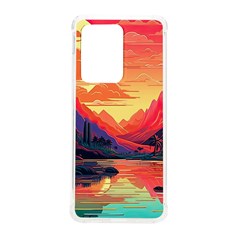 Tropical Landscape Island Background Wallpaper Samsung Galaxy S20 Ultra 6 9 Inch Tpu Uv Case