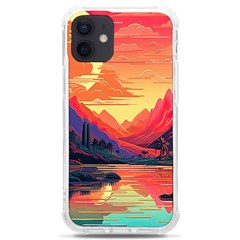 Tropical Landscape Island Background Wallpaper Iphone 12 Mini Tpu Uv Print Case	 by Ravend