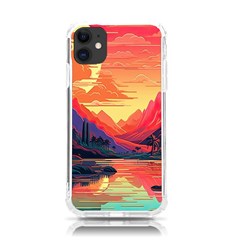 Tropical Landscape Island Background Wallpaper Iphone 11 Tpu Uv Print Case by Ravend