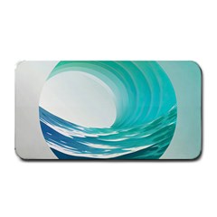 Tsunami Tidal Wave Wave Minimalist Ocean Sea Medium Bar Mat by Ravend