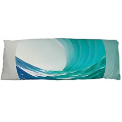 Tsunami Tidal Wave Wave Minimalist Ocean Sea Body Pillow Case (dakimakura) by Ravend